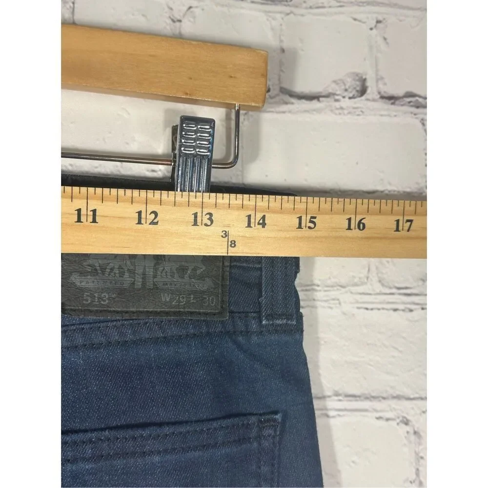 Levi’s 513 Jeans‎ Mens 29 Blue Slim Straight Denim